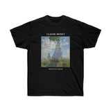 Galartsy Claude Monet Woman with a Parasol T-shirt, view 3