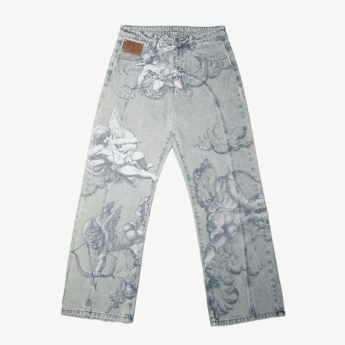 Galartsy Cupid Angel Baggy Jeans
