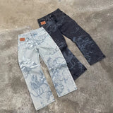 Galartsy Cupid Angel Baggy Jeans, view 3