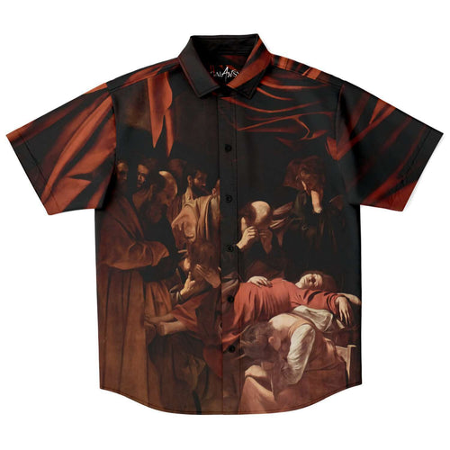 Galartsy CARAVAGGIO DEATH OF THE VIRGIN BUTTONED SHIRT