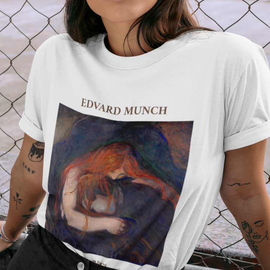 Galartsy Edvard Munch Love and Pain T-shirt