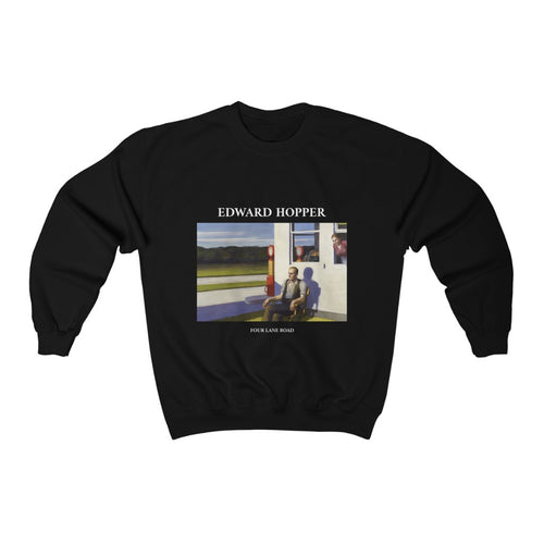 Galartsy Edward Hopper Four lane road Sweatshirt