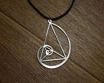 Galartsy Spiral Golden ratio Necklace