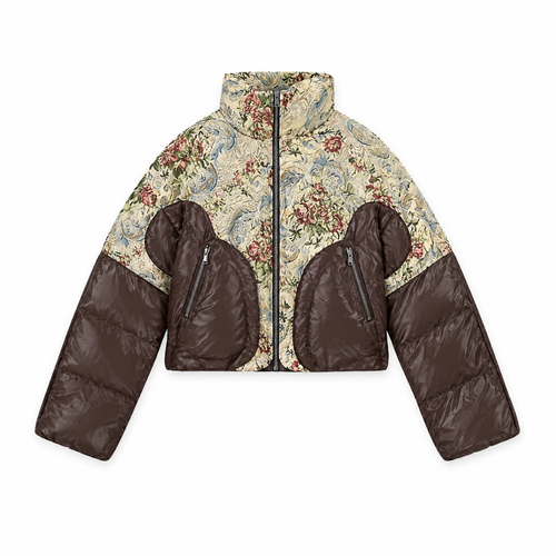 Galartsy Embroidered Jacquard Winter Jacket