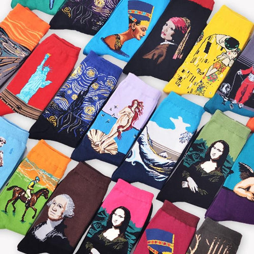 Galartsy Famous paintings socks