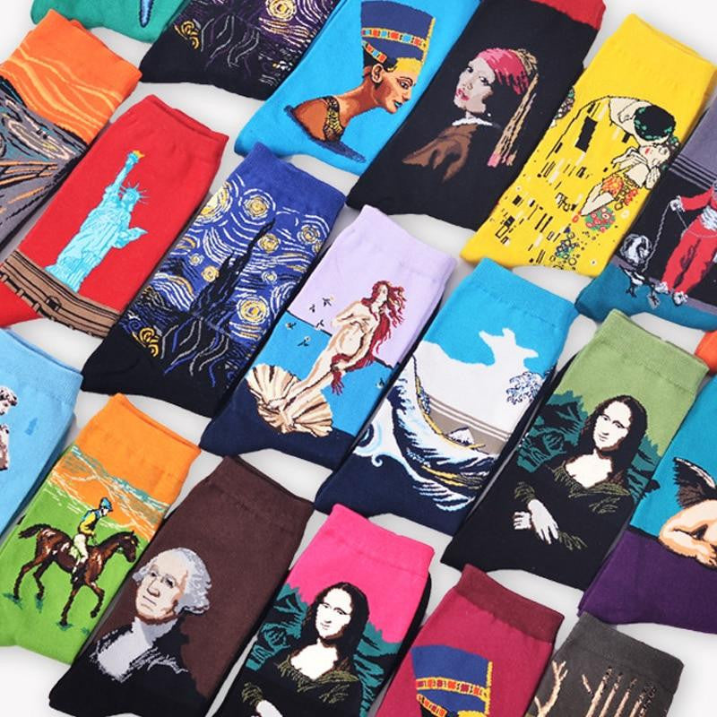 Galartsy Famous paintings socks