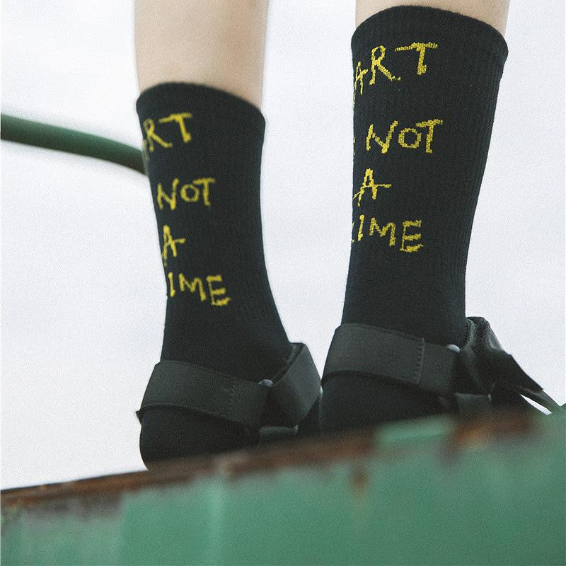 Galartsy Art is not a crime Socks