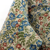Galartsy Floral Embroidered Patchwork Denim Jacket, view 6