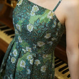 Galartsy Wild roses, Van Gogh strap Dress, view 2