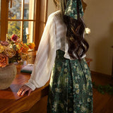 Galartsy Wild roses, Van Gogh strap Dress, view 5