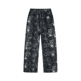 Galartsy Floral Print Straight-Leg Jeans, view 2