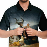Galartsy Francisco Goya Witches' Sabbath BUTTONED SHIRT, view 4