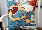 Galartsy Frida Kahlo Embroidery pillow Cases, view 4