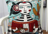 Galartsy Frida Kahlo Embroidery pillow Cases, view 5