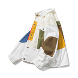 Galartsy Geometric Abstract Oversized Jacket, view 2