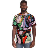 Galartsy Picasso Girl before a Mirror  BUTTONED SHIRT, view 4