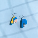 Galartsy Girl with a pearl vector earrings, view 5