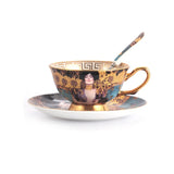 Galartsy Gustav Klimt Bone China Coffee Set, view 2