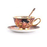 Galartsy Gustav Klimt Bone China Coffee Set, view 4
