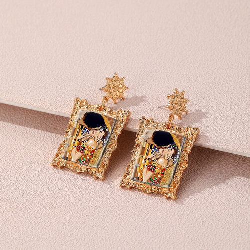 Galartsy Gustav Klimt Framed Earrings