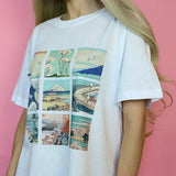 Galartsy Hokusai grid T-shirt, view 3
