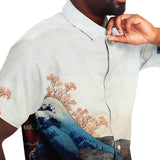 Galartsy Hokusai Sarumaru Dayu BUTTONED SHIRT, view 6