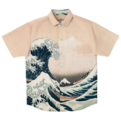 Galartsy Hokusai The Great Wave off Kanagawa BUTTONED SHIRT