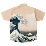 Galartsy Hokusai The Great Wave off Kanagawa BUTTONED SHIRT, view 2