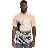 Galartsy Hokusai The Great Wave off Kanagawa BUTTONED SHIRT, view 4