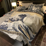 Galartsy Hokusai wave Blanket, view 2