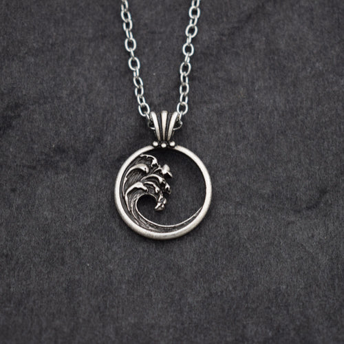 Galartsy Hokusai Wave Necklace