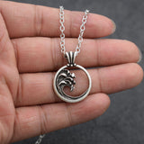 Galartsy Hokusai Wave Necklace, view 3