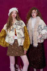 Galartsy Horse & Pine Velvet Jacket, view 6