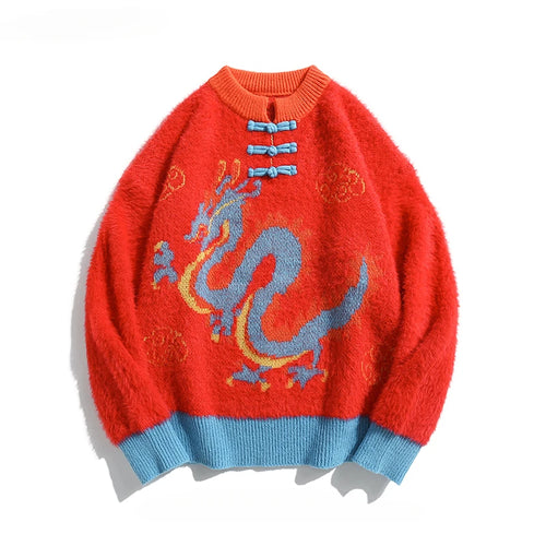 Galartsy Imperial Dragon Inspired Knit Sweater