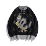Galartsy Imperial Dragon Inspired Knit Sweater, view 2