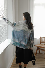 Galartsy Impresionnism inspired Gradient Vintage Shirt, view 5