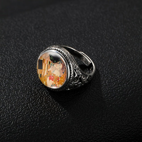 Galartsy Klimt The Kiss Vintage Ring