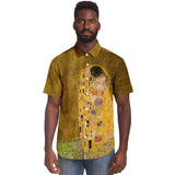 Galartsy Klimt The Kiss BUTTONED SHIRT, view 4