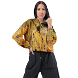 Galartsy Klimt The Kiss cropped windbreaker, view 4