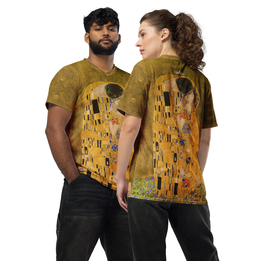 Galartsy Klimt The Kiss unisex sports jersey