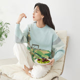 Galartsy Le Moulin de la Galette Van Gogh Sweater, view 5