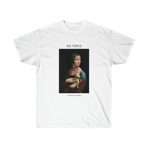 Galartsy Leonardo da Vinci Lady with an Ermin T-shirt