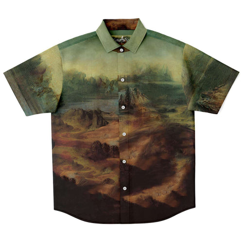 Galartsy Leonardo Da Vinci Mona Lisa BUTTONED SHIRT