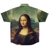 Galartsy Leonardo Da Vinci Mona Lisa BUTTONED SHIRT, view 2