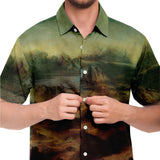 Galartsy Leonardo Da Vinci Mona Lisa BUTTONED SHIRT, view 3