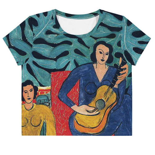 Galartsy Matisse music crop top
