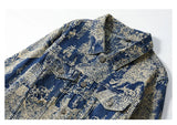 Galartsy Scenic Jacquard Denim Jacket, view 6