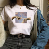 Galartsy Michelangelo sky T-shirts, view 3