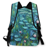 Galartsy Monet Water lilies Backpack, view 4