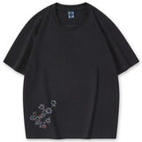 Galartsy Moonlight Kitsune Embroidered T-shirt, view 2